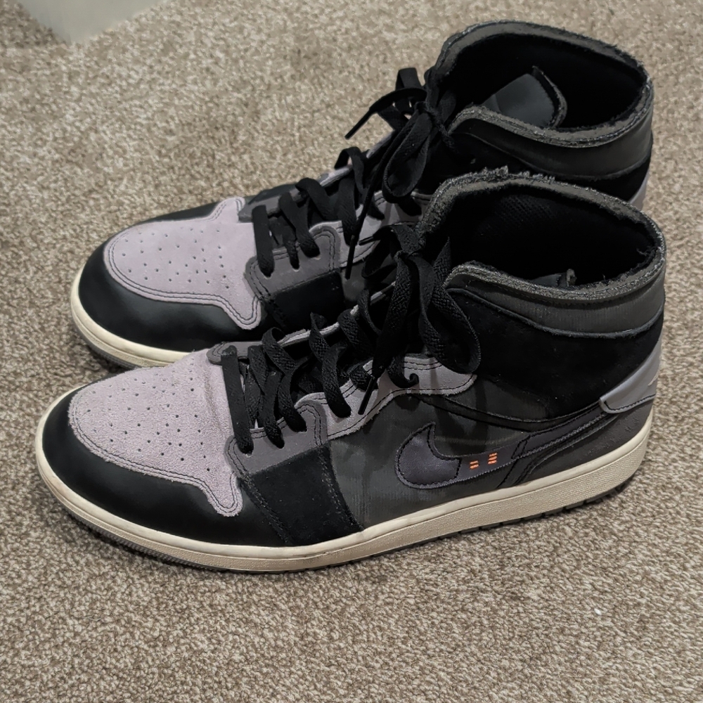 Jordan Black Athletic Sneaker with Jumpman Tag